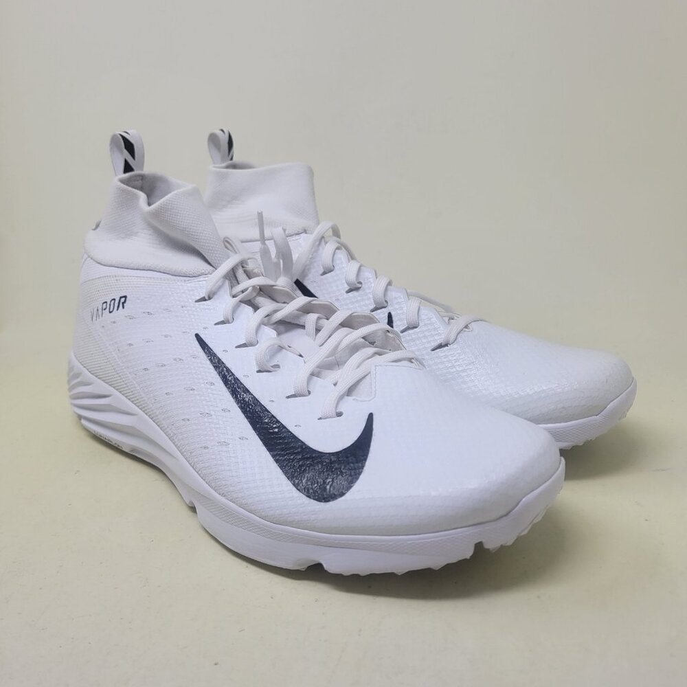 Nike Vapor Untouchable Speed Turf 2 White Football Cleats AO8744 100 Size 13.5